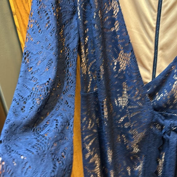 Lilly Pulitzer Navy Lace Dress/Skort XL - Picture 5 of 6